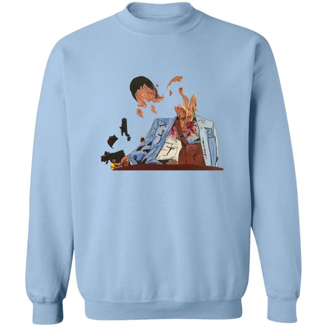 Benny The Butcher Store Merch Benny Plugs2 Tony Painting Crewneck Sweatshirt Hoodie