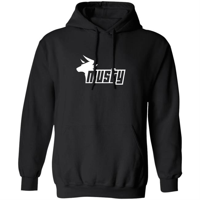 Musty Merch A Musty Cow Black Hoodie Sweatshirt