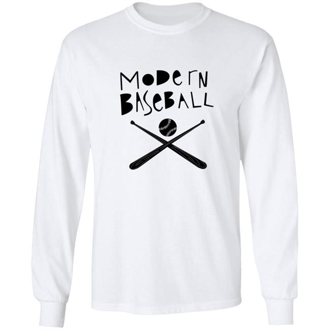 Modern Baseball Merch Baseball Bat Long Sleeve T Shirt