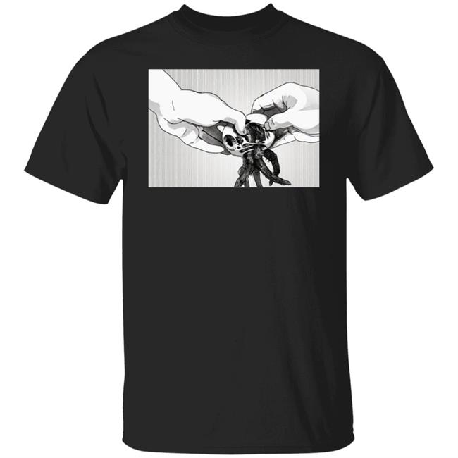 Fyyaa Horror Manga Hatch Tee Shirt