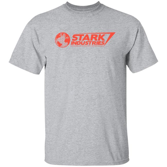Marvel Iron Man Stark Industries Changing The World T Shirt