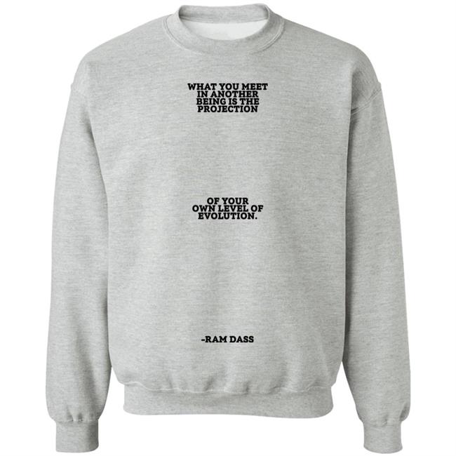 Sean Don What You Meet In Another Being Is The Projection Of Your Own Level Of Evolution Ram Dass Shirt Big Sean Sean Don What You Meet In Another Being Is The Projection Of Your Own Level Of Evolution Ram Dass Shirt Big Sean