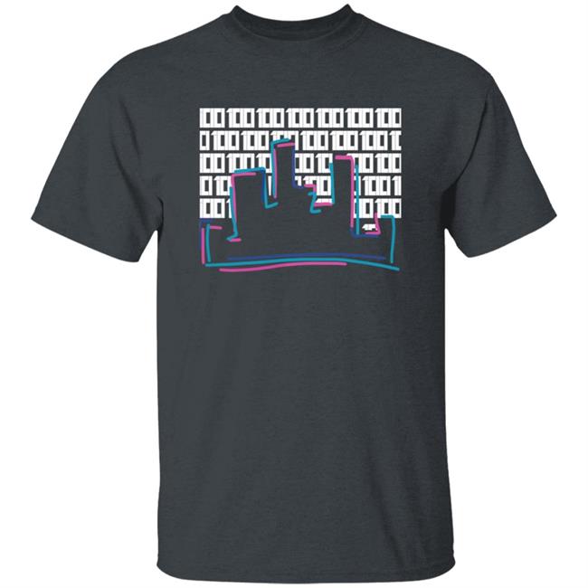 Iconografi Shop Neon Skyline Shirt Iconografi Shop Neon Skyline Shirt