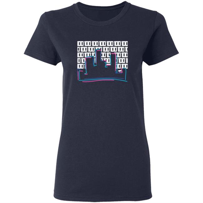 Iconografi Shop Neon Skyline Shirt Iconografi Shop Neon Skyline Shirt