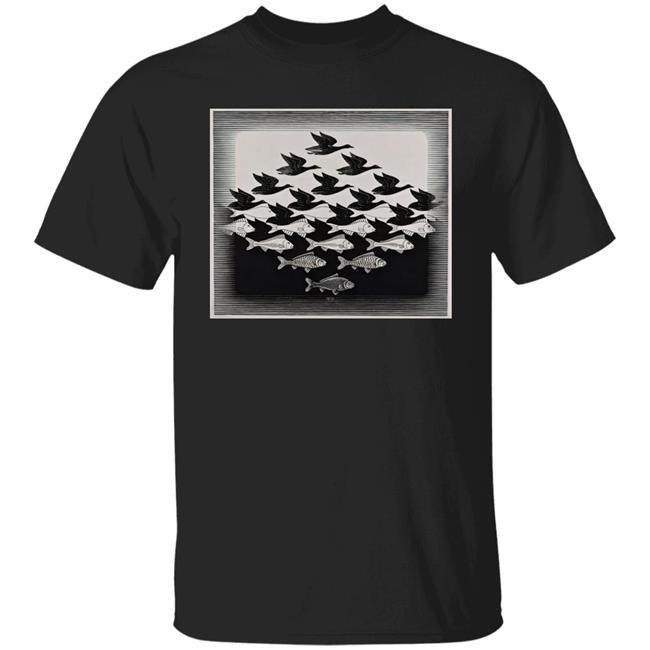 Escher's Sky And Water Shirt Debora Gregori Harry