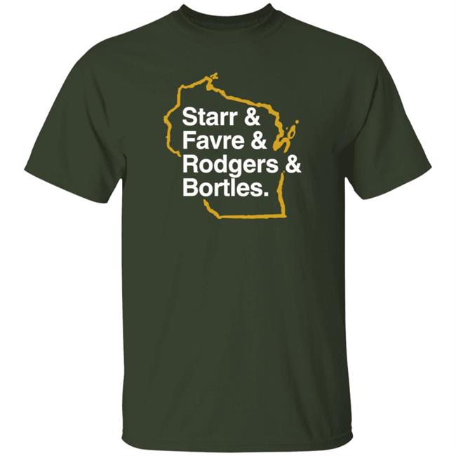 Barstoolsports Gb List Starr Favre Rodgers Bortles Shirt