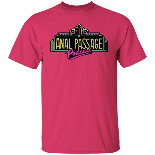 Rooster Teeth Store Anal Passage Marquee Podcast Shirt