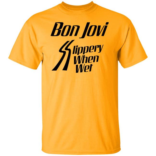 Bon Jovi Slippery When Wet Shirt Bon Jovi Official Merch Online Store