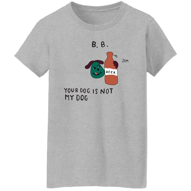 Bode New York Merch Your Dog Is Not My Dog Crewneck Sweatshirt