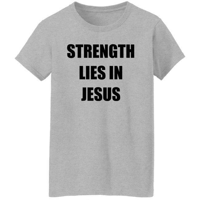David Alaba Strength Lies In Jesus Shirt Los Blancos Live