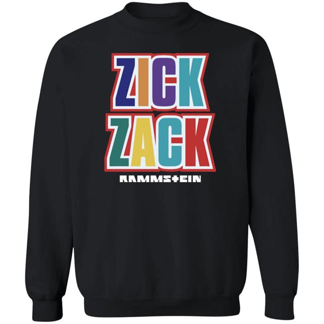 Shop Rammstein Merch Store Zick Zack Shirt