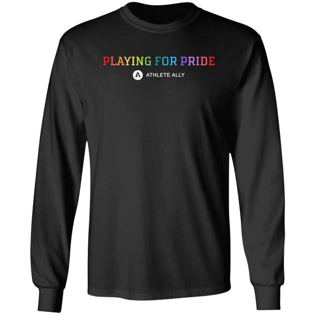 Playing For Pride Athlete Ally T Shirt Johnny Stanton
