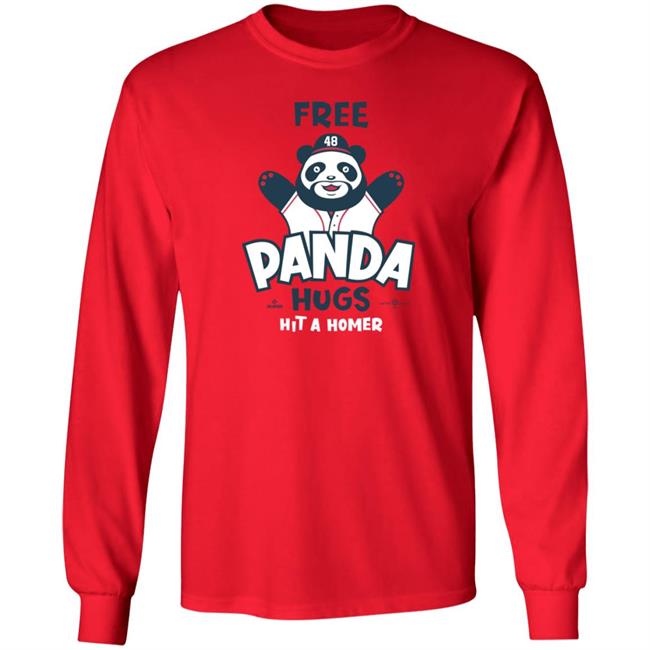 Rotowear Free Panda Hugs Hit A Homer T Shirt Rotowear Free Panda Hugs Hit A Homer T Shirt