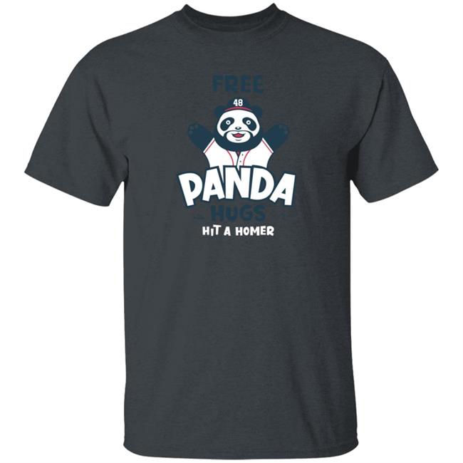Rotowear Free Panda Hugs Hit A Homer T Shirt Rotowear Free Panda Hugs Hit A Homer T Shirt