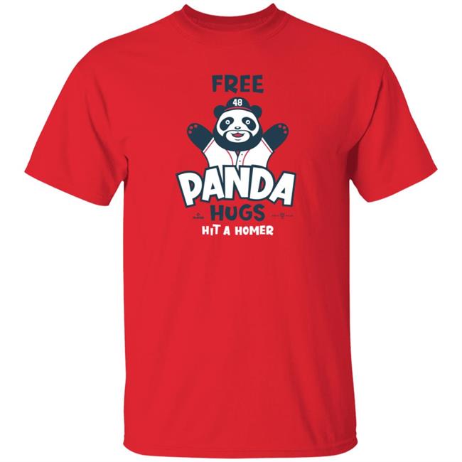 Rotowear Free Panda Hugs Hit A Homer T Shirt