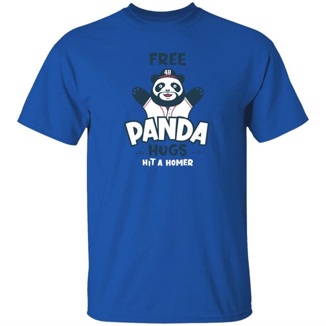 Rotowear Free Panda Hugs Hit A Homer T Shirt Rotowear Free Panda Hugs Hit A Homer T Shirt