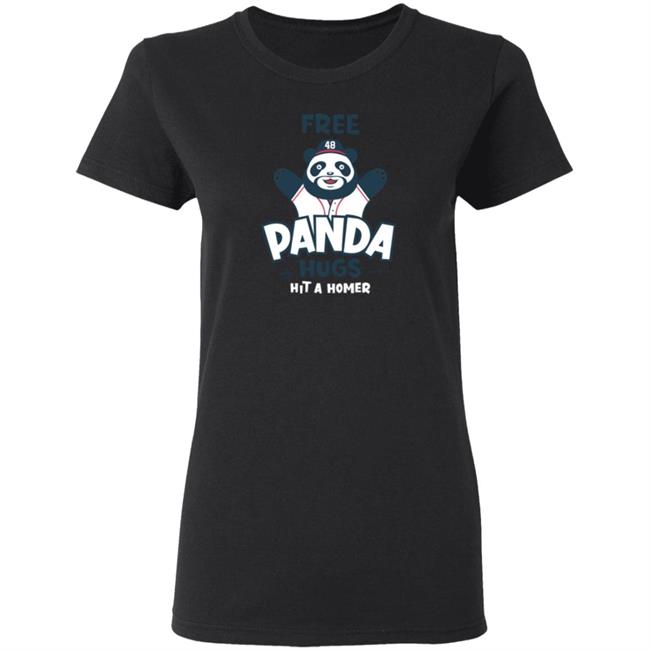 Rotowear Free Panda Hugs Hit A Homer T Shirt Rotowear Free Panda Hugs Hit A Homer T Shirt