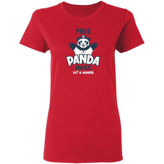 Rotowear Free Panda Hugs Hit A Homer T Shirt Rotowear Free Panda Hugs Hit A Homer T Shirt