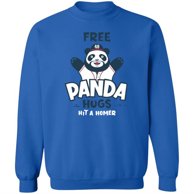 Rotowear Free Panda Hugs Hit A Homer T Shirt Rotowear Free Panda Hugs Hit A Homer T Shirt