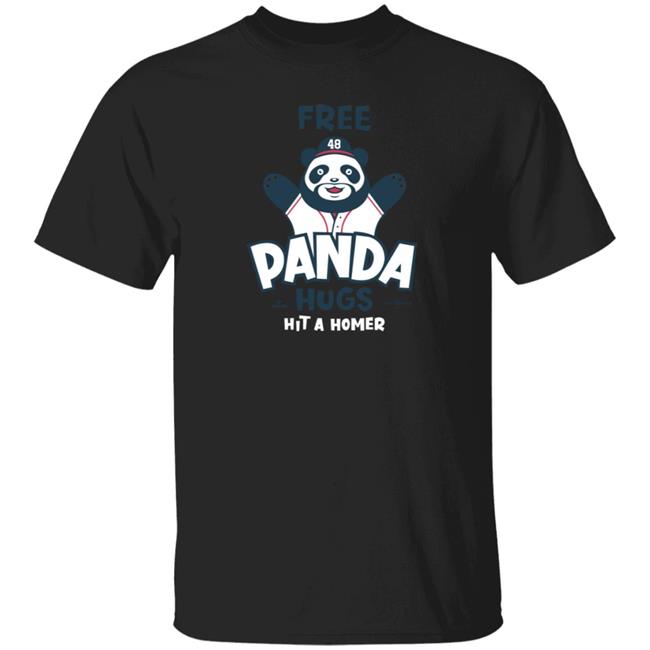 Rotowear Free Panda Hugs Hit A Homer T Shirt Rotowear Free Panda Hugs Hit A Homer T Shirt