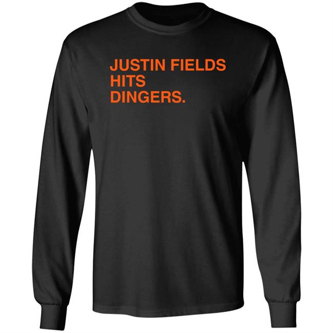Obvious Shirts Merch Justin Fields Hits Dingers Shirt