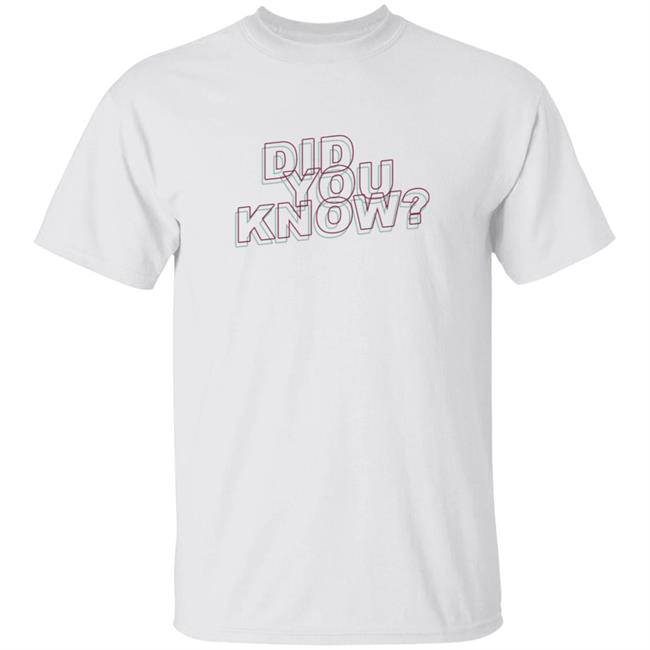 Normal Not Normal Merch Did You Know MultiLayer Shirt James Phelps