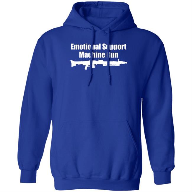 Emotional Support Machine Gun T Shirt Ak Guy Merch