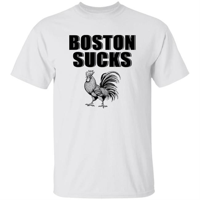 Warriors On NBCS Ballislife Sports Center Draymond Green Boston Sucks Rooster Sketch Shirt