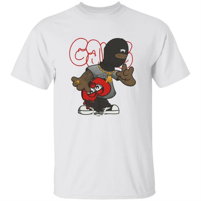 Glo Gang Merch Ski Mask Heart Shirt