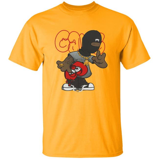 Glo Gang Merch Ski Mask Heart Shirt Glo Gang Merch Ski Mask Heart Shirt