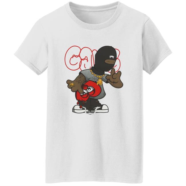 Glo Gang Merch Ski Mask Heart Shirt Glo Gang Merch Ski Mask Heart Shirt
