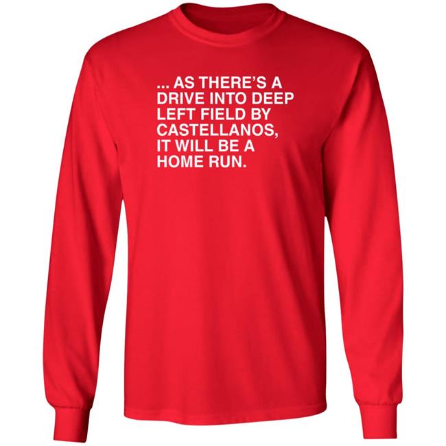 Obviousshirts As There's A Drive Into Deep Left Shirt Obviousshirts As There's A Drive Into Deep Left Shirt