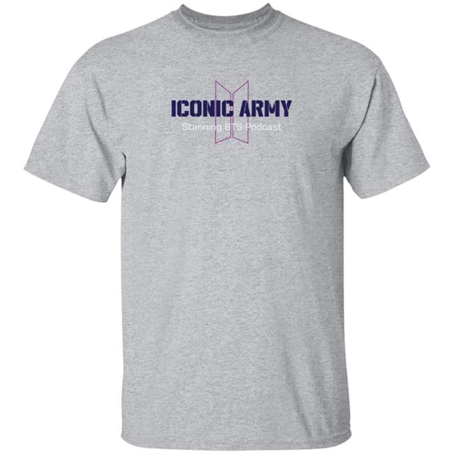 Iconic Army Stanning Bts T Shirt Iconic Army Stanning Bts T Shirt