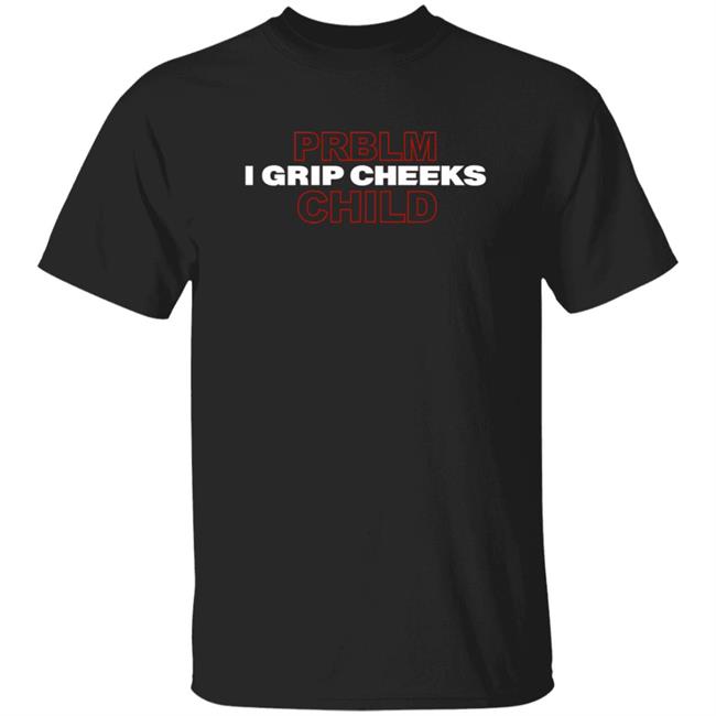 Danh - Jake Paul Merch I Grip Cheeks X Problem Child Black Shirt Hoodie