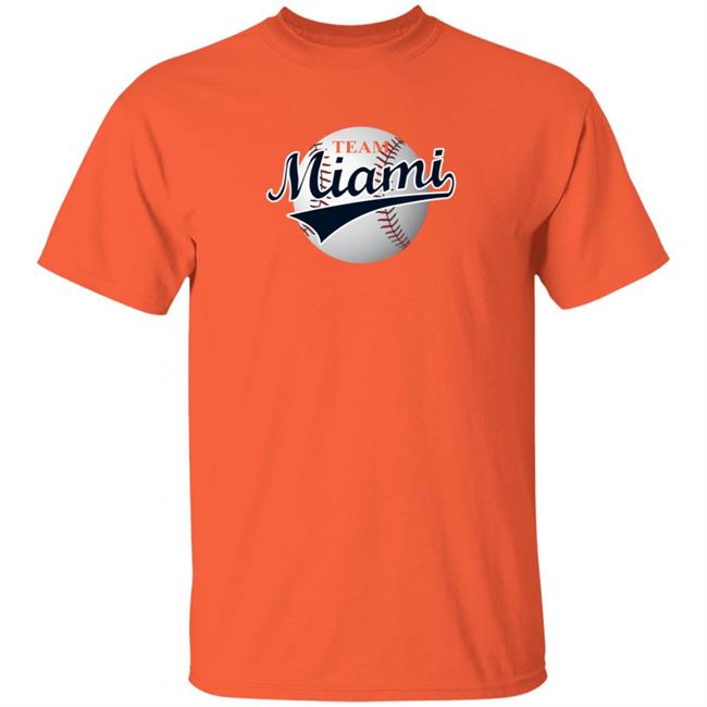 Danh - Nick Castellanos Shirts Team Miami Shirt Orange