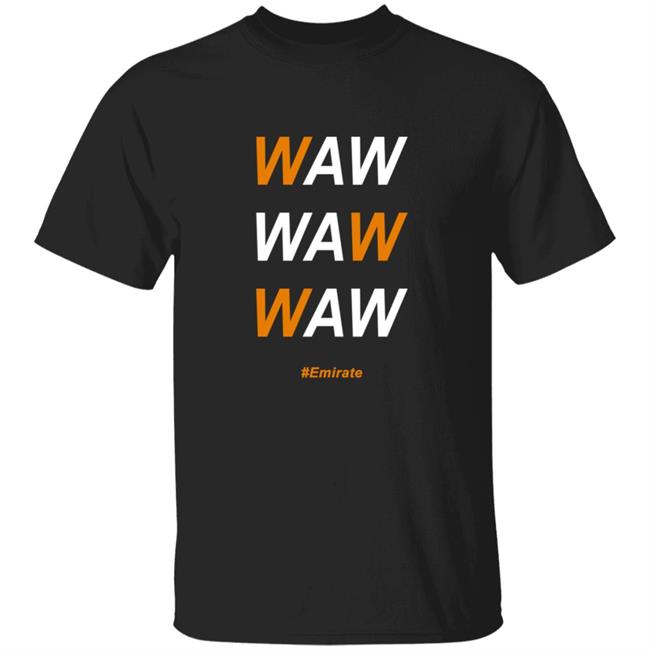 Emmanuel Umoh Jr Waw Waw Waw Emirate Shirt By Grrik Branding and Intelligence