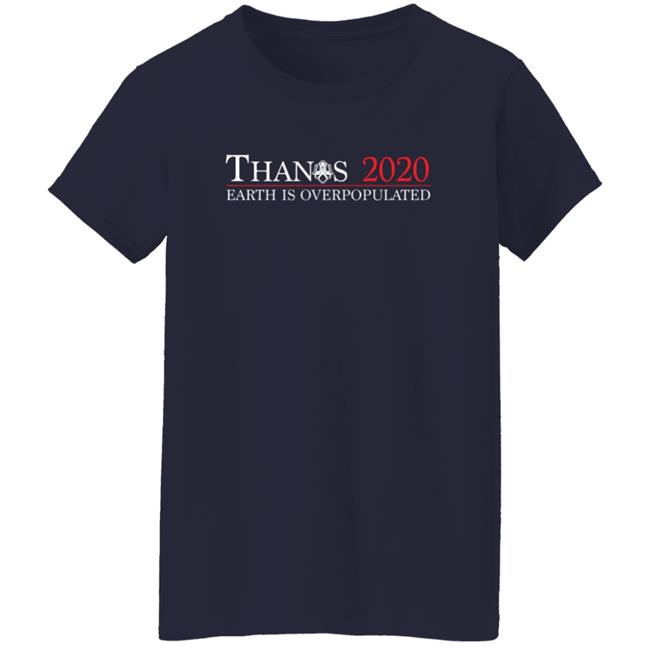 Jimmy Folino Thanos 2020 Earth Is Overpopulated Shirt Jimmy Folino Thanos 2020 Earth Is Overpopulated Shirt