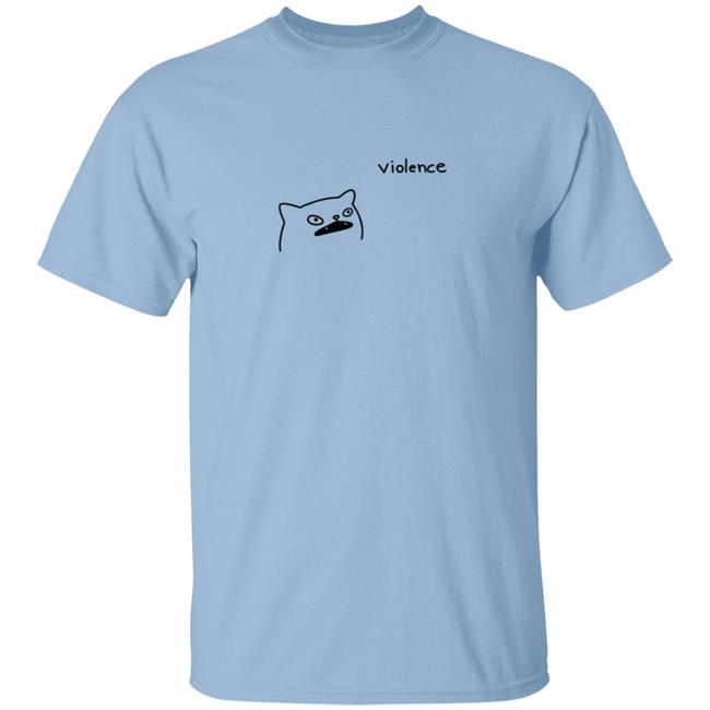Portlandsbatman Poorlycatdraw Violence Cat Shirt Portlandsbatman Poorlycatdraw Violence Cat Shirt