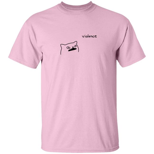 Portlandsbatman Poorlycatdraw Violence Cat Shirt Portlandsbatman Poorlycatdraw Violence Cat Shirt
