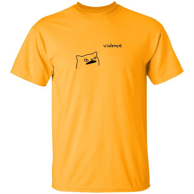 Portlandsbatman Poorlycatdraw Violence Cat Shirt Portlandsbatman Poorlycatdraw Violence Cat Shirt