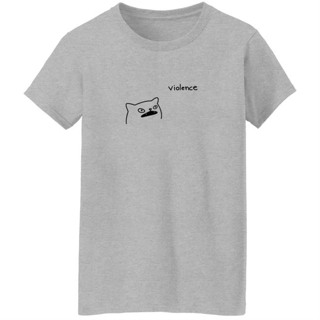 Portlandsbatman Poorlycatdraw Violence Cat Shirt Portlandsbatman Poorlycatdraw Violence Cat Shirt