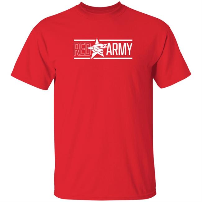 Cats Gear Team Store Perth Wildcats Red Army Shirt Josh Stephen