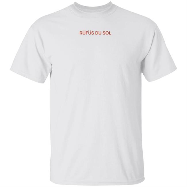 Rufus Du Sol Merch White Surrender Shirt