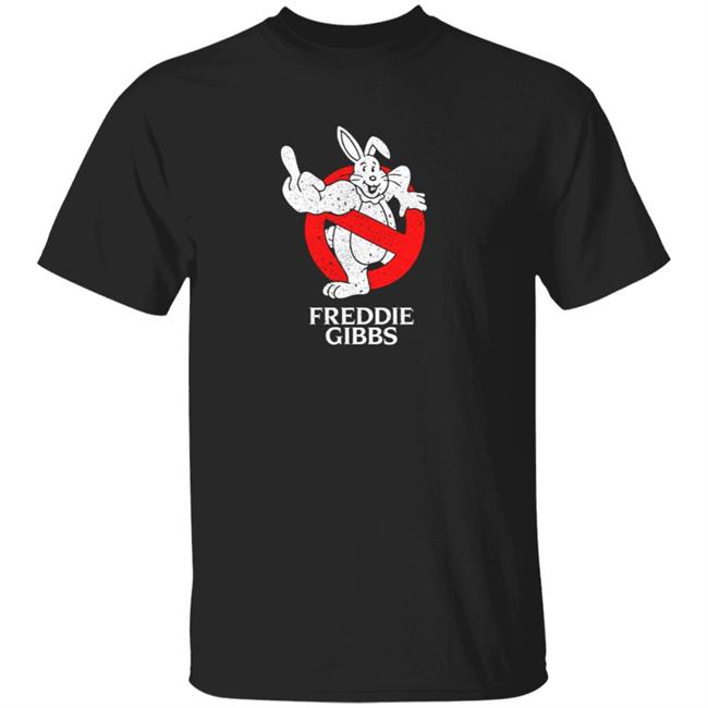 Freddie Gibbs Merch Kane Comics Merch Bunny Busters Black Tee Shirt