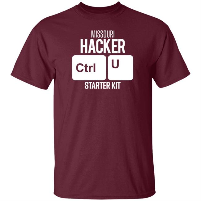 Tony Messenger Missouri Hacker Ctrl U Starter Kit Shirt Josh Renaud