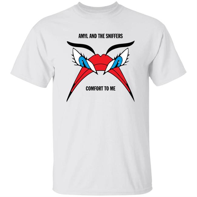 Amyl And The Sniffers Merch Comfort To Me Grumpy Face T Shirt