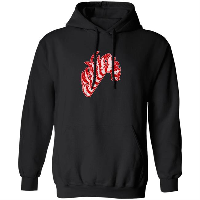 Sapnap Merch Holiday Candy Cane Hoodie