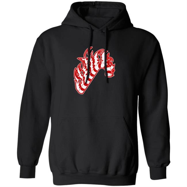 Sapnap Merch Sapnap Holiday Candy Cane Hoodie Sweatshirt