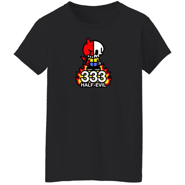 Half Evil Merch, 333 Half Evil T Shirt Half Evil Merch, 333 Half Evil T Shirt