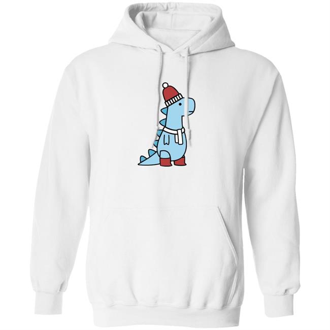 Shop Dinosaur Winter T-Rex T Shirt Shop Dinosaur Winter T-Rex T Shirt